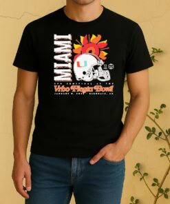 Officials Miami Hurricanes 2026 Cfp Semifinal At The Fiesta Bowl Helmet Shirt