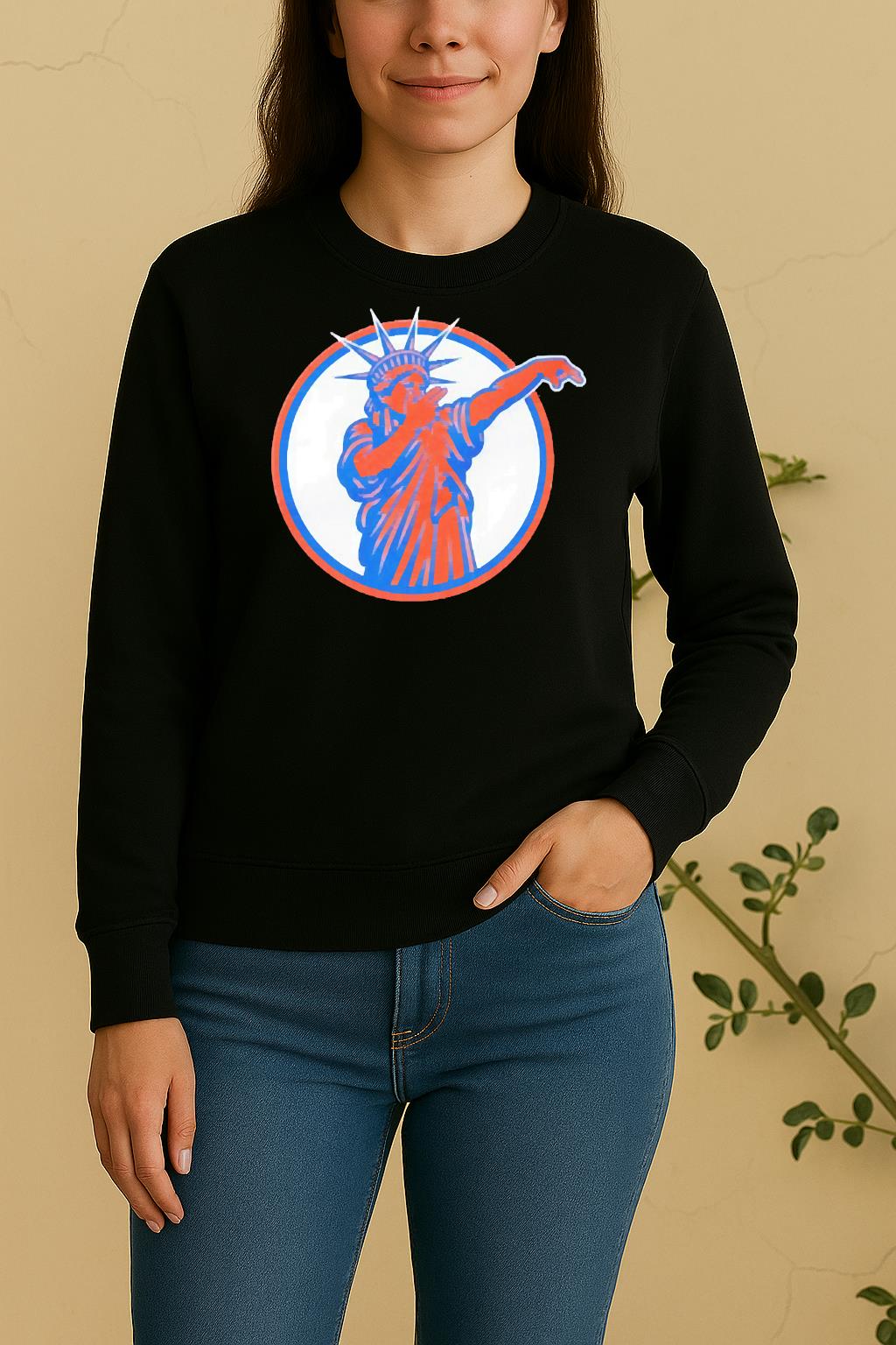 Officials New York Knicks Jalen Brunson Statue Of Liber3 Sweater