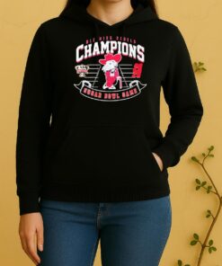 Officials Ole Miss Rebels 2026 Sugar Bowl Champions Football Field Unisex Hoodie