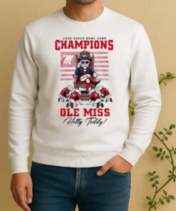 Officials Ole Miss Rebels 2026 Sugar Bowl Game Champions Hotty Toddy Sweater