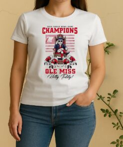 Officials Ole Miss Rebels 2026 Sugar Bowl Game Champions Hotty Toddy Women Shirt