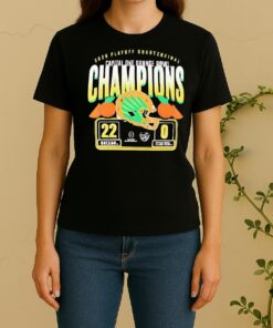 Officials Oregon Ducks Cfp 2026 Orange Bowl Champions Score Women Shirt