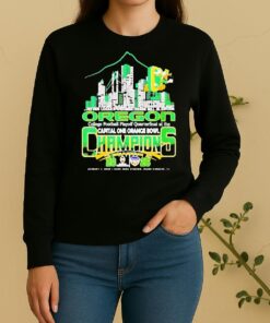 Officials Oregon Ducks Cfp At The Orange Bowl Champions 2026 Players Names Sweater