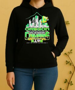 Officials Oregon Ducks Cfp At The Orange Bowl Champions 2026 Players Names Unisex Hoodie