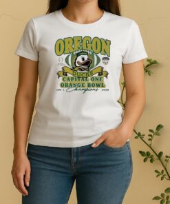 Officials Oregon Ducks Football 2026 Capital One Orange Bowl Champions Cfp Playoff Quarterfinal Women Shirt