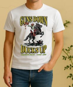 Officials Oregon Ducks Guns Down Ducks Up Orange Bowl Champions 2026 Mascot Shirt