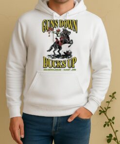 Officials Oregon Ducks Guns Down Ducks Up Orange Bowl Champions 2026 Mascot Unisex Hoodie