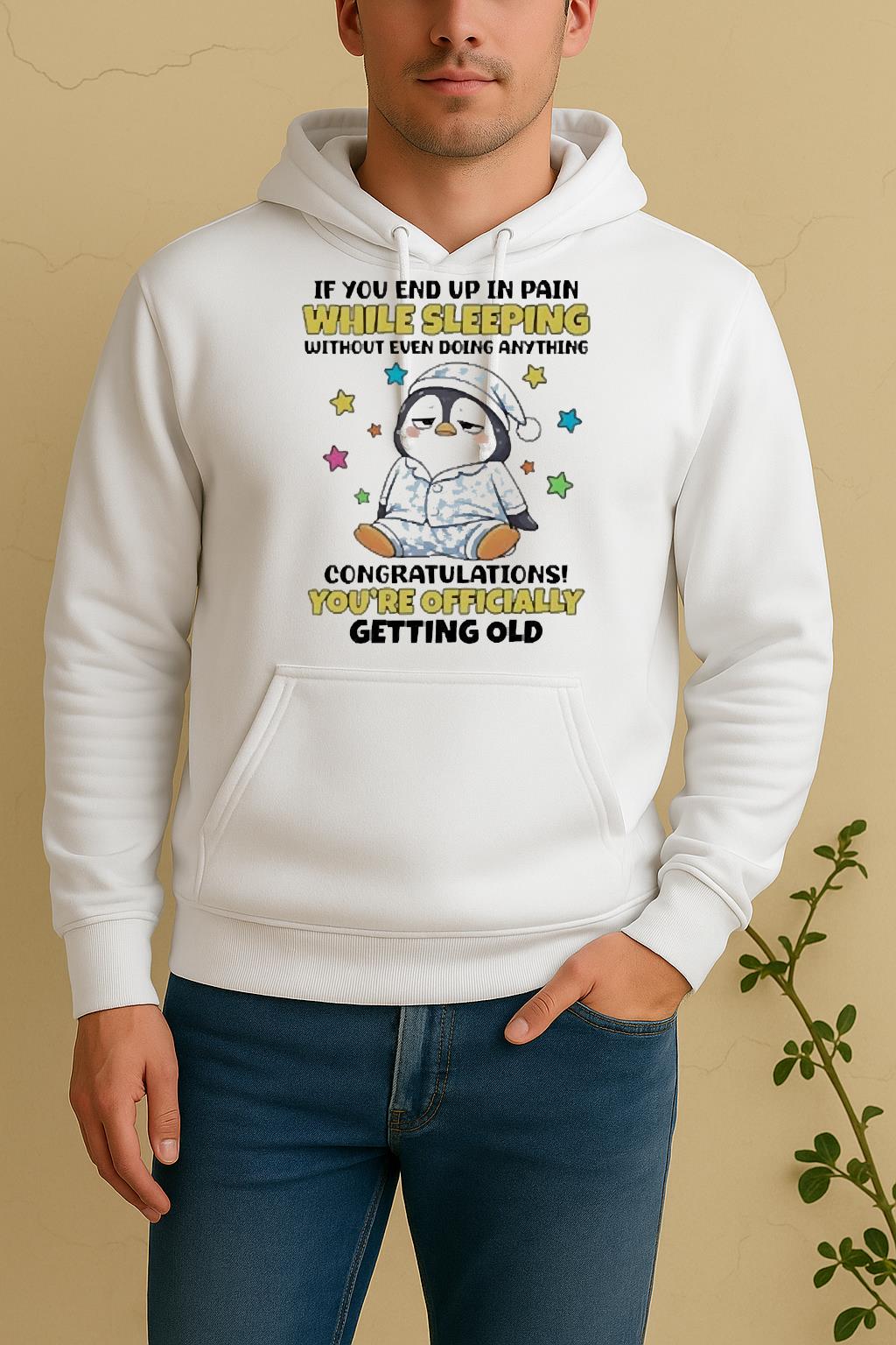 Officials Penguin If You End Up In Pain While Sleeping Unisex Hoodie