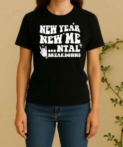 Officials Skeleton Hand New Year New Mental Breakdown Women Shirt