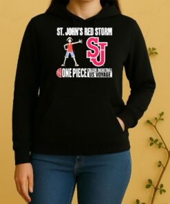 Officials St Johns Red Storm X One Piece College Basketball Us Voyage 2026 Unisex Hoodie
