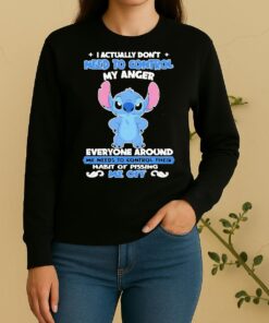 Officials Stitch I Actually Dont Need To Control My Anger Everyone Around Me Needs To Control Their Habit Of Pissing Me Off Sweater