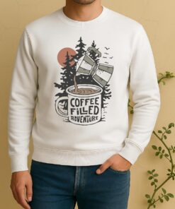 Officials Stoked And Woke Coffee Filled Adventure Sweater