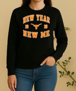 Officials Texas Longhorns New Year New Me 2026 Logo Sweater
