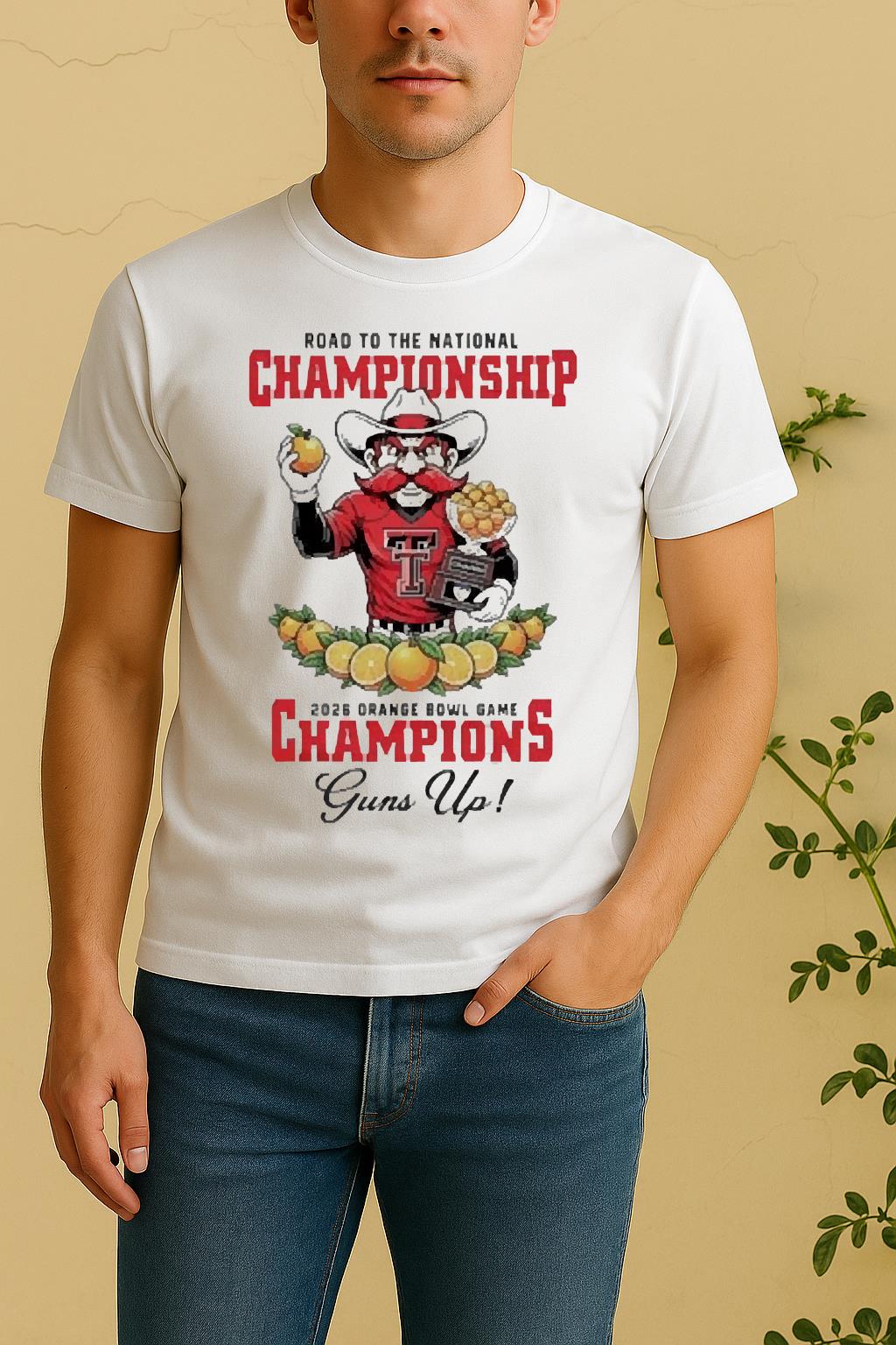 Officials Texas Tech Red Raiders 2026 Road To The Orange Bowl Game Champions Shirt by Bino Shirt – Custom Graphic T-Shirt
