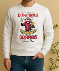 Officials Texas Tech Red Raiders 2026 Road To The Orange Bowl Game Champions Sweater