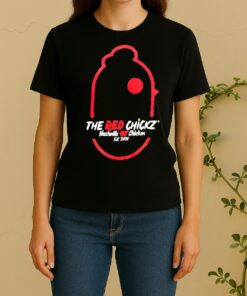 Officials The Red Chickz Hotter Than You Crew Neck Women Shirt