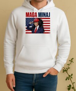 Officials The Rise Of Maga Minaj And Trump Unisex Hoodie