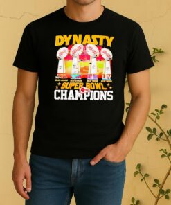 Officials Trophies Dynasty Super Bowl Champions 4 Time Shirt
