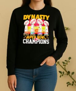 Officials Trophies Dynasty Super Bowl Champions 4 Time Sweater