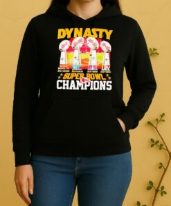 Officials Trophies Dynasty Super Bowl Champions 4 Time Unisex Hoodie