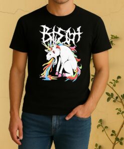 Officials Unicorn Vomited Metalheads Death Metal Shirt