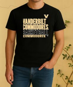Officials Vanderbilt Basketball Text Logo Overlay Shirt