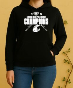 Officials Washington State Cougars 2025 Famous Idaho Potato Bowl Champions Runway Unisex Hoodie