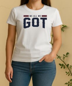 Officials We All We Got New England Patriots Football 2026 Women Shirt