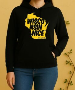 Officials Wisconsin Nice But Fuck Ice Unisex Hoodie