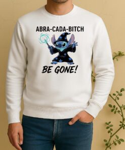 Officials Wizard Stitch Abra Cada Bitch Be Gone Sweater