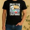 Officials Womens Pray For California Printed Shirt