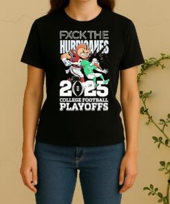 Ohio State Buckeyes Fuck The Hurricanes 2025 Cfp Mascot Women Shirt