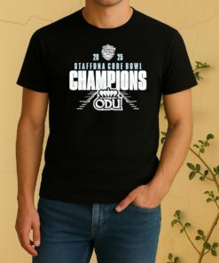 Old Dominion Monarchs 2025 Staffdna Cure Bowl Champions Shirt