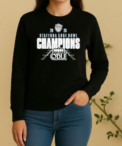 Old Dominion Monarchs 2025 Staffdna Cure Bowl Champions Sweater
