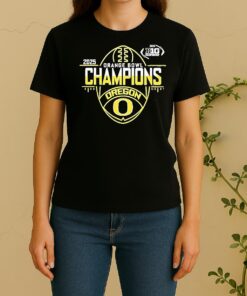 Oregon Duck 2025 Orange Bowl Champions Big 10 Women Shirt