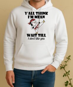 Penguin Kung Fu Yall Think Im Mean Wait Till I Dont Like You Unisex Hoodie