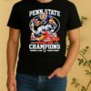 Penn State Nittany Lions 2025 Pinstripe Bowl Champions Mascot Score Shirt