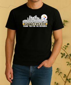 Pittsburgh Steelers Players Names Skyline Thank You For The Memories Shirt