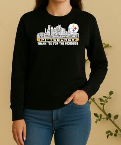 Pittsburgh Steelers Players Names Skyline Thank You For The Memories Sweater