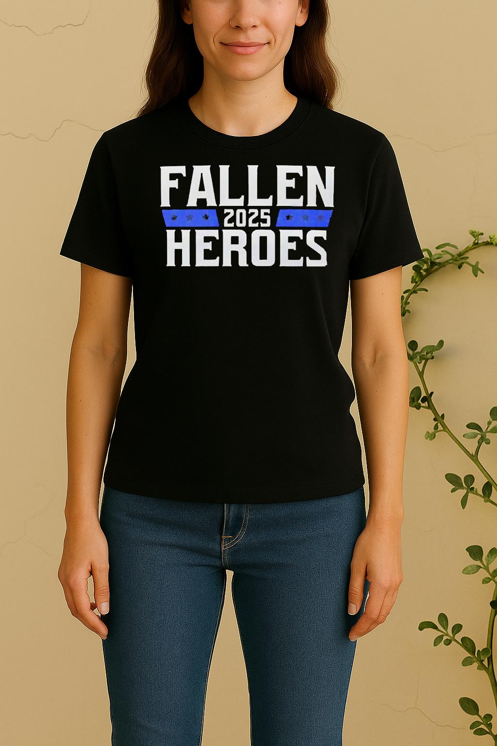 Pretty Fallen Heroes 2025 Women Shirt