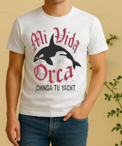 Pretty Mi Vida Orca Chinga Tu Yacht Shirt