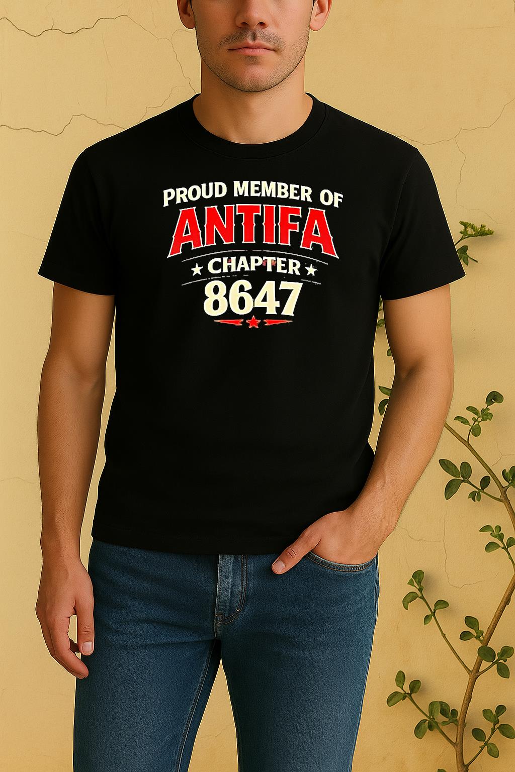 Proud Member Of Antifa Chapter 86 47 Trump Shirt by Bino Shirt – Custom Graphic T-Shirt