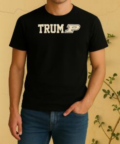 Purdue Boilermakers Football X Trump Logo Shirt