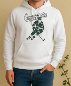 Quinn Hughes 43 Minnesota Wild Hockey Quinnesota Unisex Hoodie