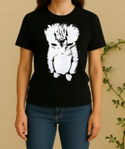 Sad Kitten Meme Standing Cat Vintage Women Shirt