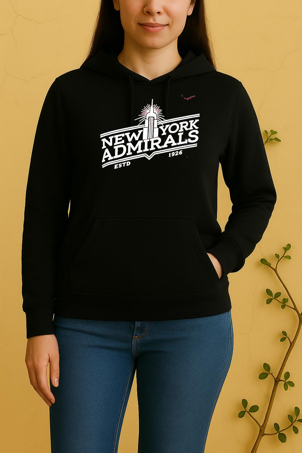 Scott Hunter 21 New York Admirals Estd 1926 Unisex Hoodie