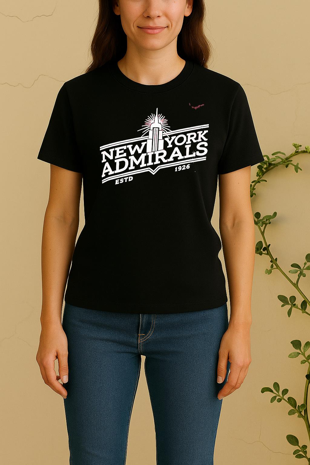 Scott Hunter 21 New York Admirals Estd 1926 Women Shirt