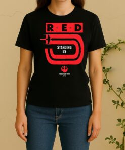 Star Wars The Battle Of Yavin Red 5 Standing By Women Shirt