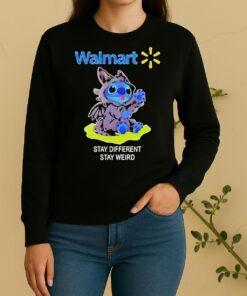 Stitch Cosplay Toothless X Walmart Stay Different Stay Weird Sweater