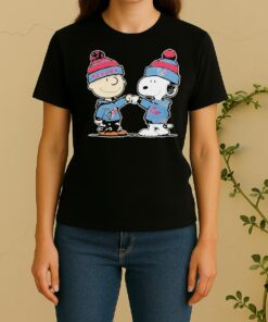 Texans Houston Outfit With Charlie Brown And Snoopy Of Peanuts Women Shirt